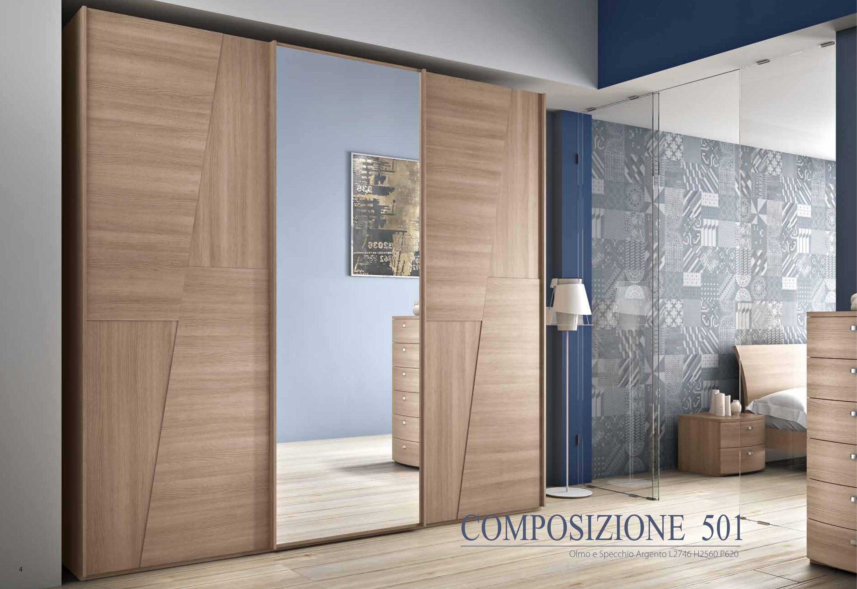 Composizione 501 — Olmo con specchio argento