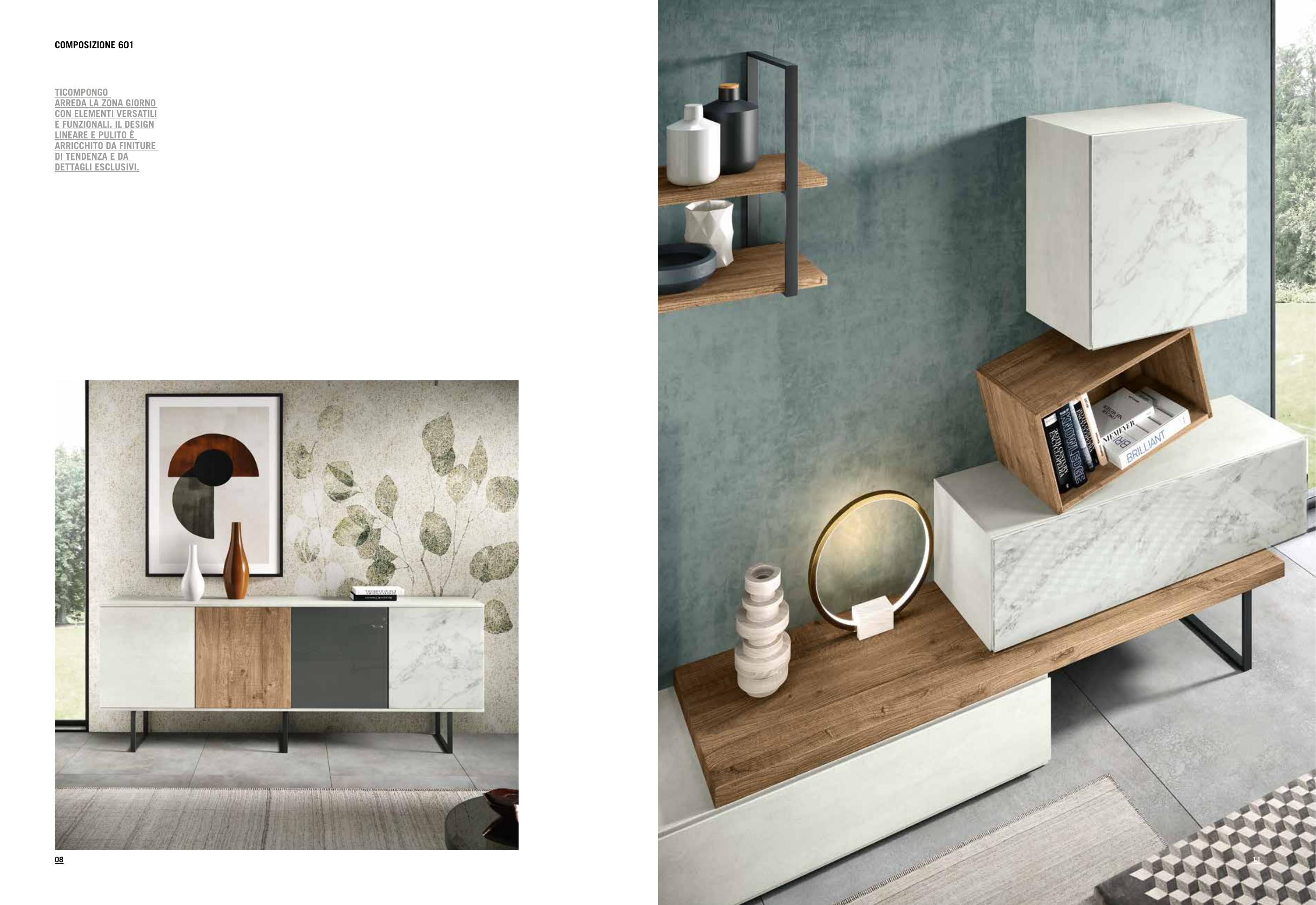 TiCompongo Giorno C601 — Madia e moduli componibili