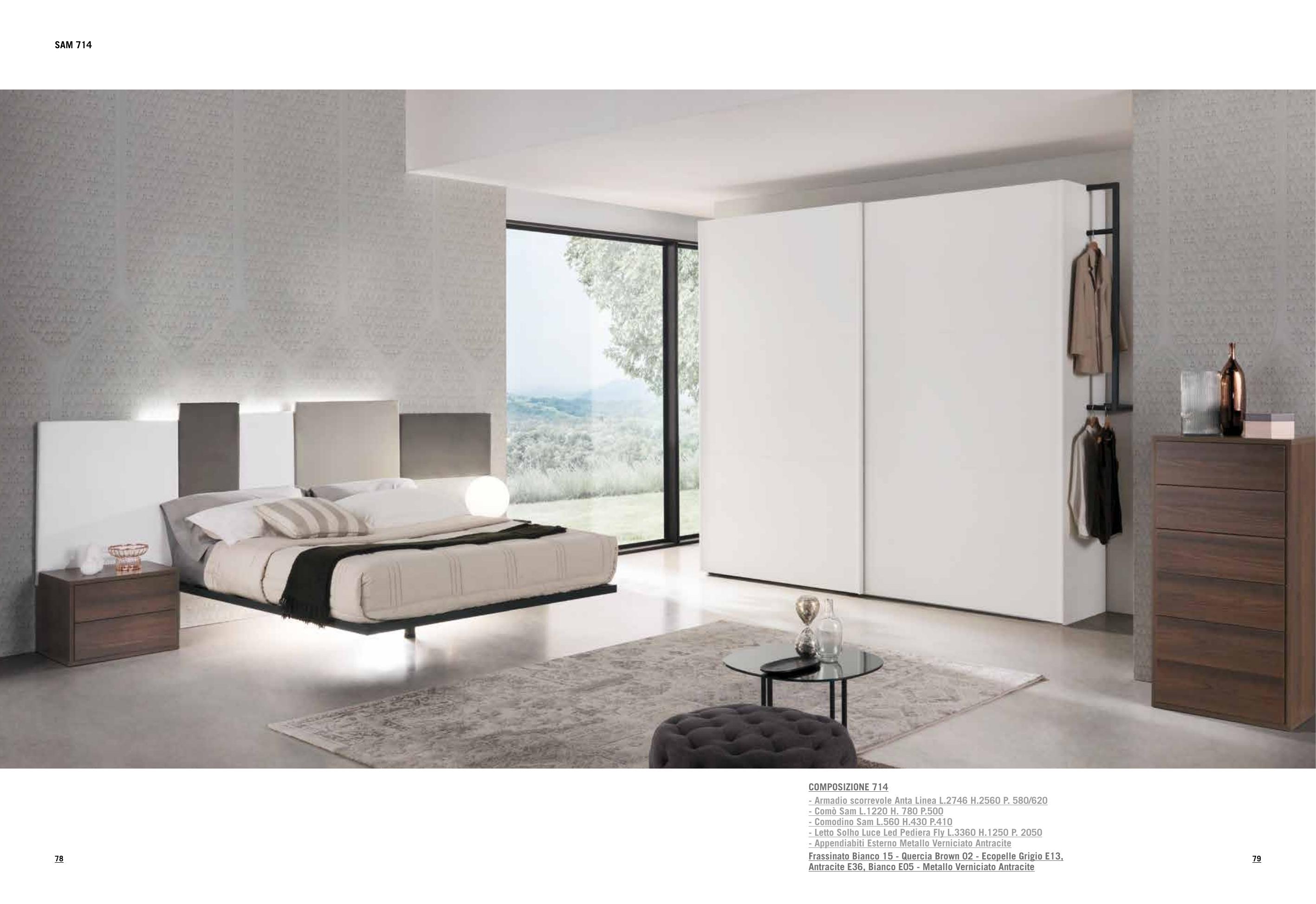 Camera da letto Albamobili — collezione SAM